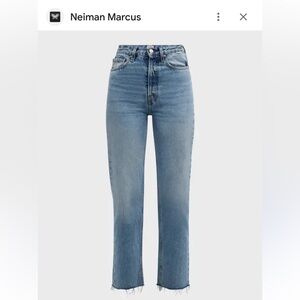 Agolde Light Blue Straight Leg Jeans